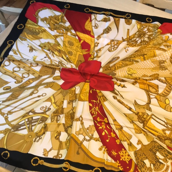 Hermes Accessories - Hermès vintage silk scarf